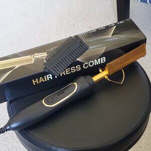 Hair Straightener Comb Pro Electric  Straightening Comb Heat Hot Comb Press